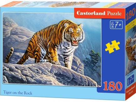 Puzzle tigre du bengale 180 pieces - collection animaux sauvages - castorland