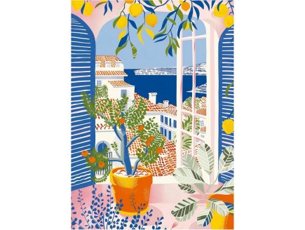 Puzzle Un zeste d'Italie 500 pieces - Citrons & Agrumes, paysage - Educa - 20544