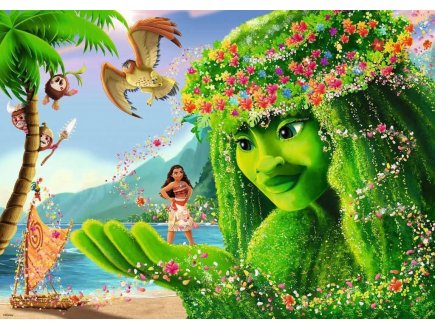 Puzzle Vaina avec Te Fiti et Maui 1000 pices - collection Disney - Ravensburger - 12001680