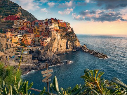 PUZZLE VUE SUR LA CINQUE TERRE 1500 PIECES - COLLECTION PAYS ITALIE - RAVENSBURGER 162277