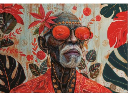 Puzzle XL Le Gardien des Tropiques 500 pieces - Portrait Homme - Educa - 20238