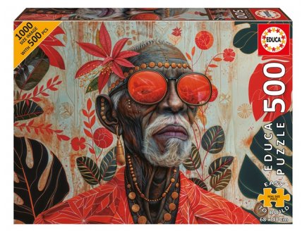 Puzzle XL Le Gardien des Tropiques 500 pieces - Portrait Homme - Educa - 20238