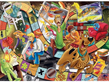 Puzzle xxl jeu de piste avec scooby-doo 200 pieces - collection dessin anime - Ravensburger - 132805