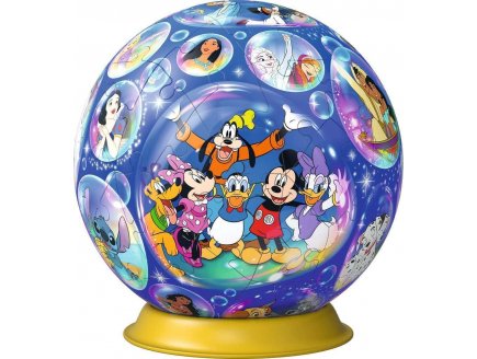 Puzzleball Disney : Mickey Minnie Stitch Elsa Pocahontas 73 pièces - puzzle Ravensburger - 111671