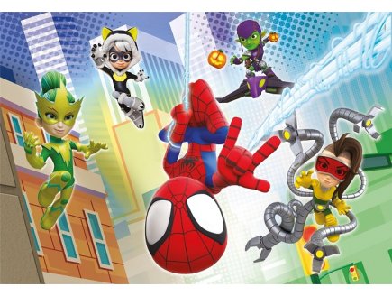Puzzles spidey marvel : les aventures de spidey et ses amis 2 x 60 pieces - supercolor - Clementoni - 21625