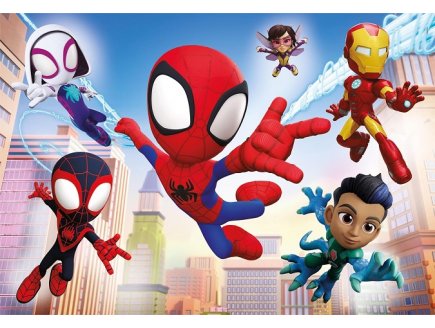 Puzzles spidey marvel : les aventures de spidey et ses amis 2 x 60 pieces - supercolor - Clementoni - 21625