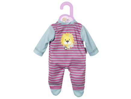 PYJAMA LION  A RAYURES ROSE DOLLY MOSA - HABIT POUPEE 30-36 CM - ZAPF CREATION (ZA35)