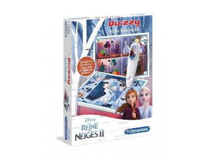 QUIZZY LA REINE DES NEIGES II DISNEY FROZEN - STYLO INTERACTIF - CLEMENTONI - 52408 - JEU EDUCATIF