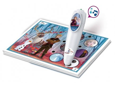 Quizzy la reine des neiges ii disney frozen - stylo interactif - Clementoni - 52408 - jeu educatif
