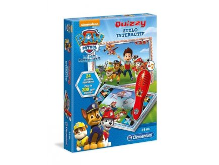 Quizzy Pat Patrouille, Paw Patrol - Stylo interactif - Clementoni - 52090 - Jeu �ducatif