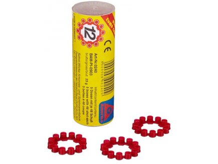 Recharge de 20 amorces de 12 coups pour pistolet / fusil - 1 tube - sohni Wicke - 0240