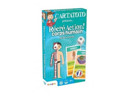 RECRE ACTION CORPS HUMAIN - CARTATOTO - FRANCE CARTES - JEU EDUCATIF