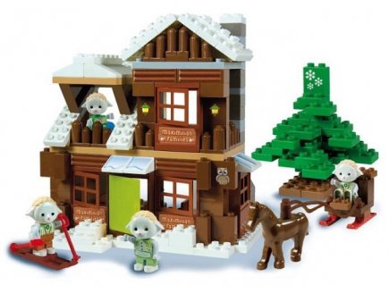 Refuge de montagne maximilian families 203 pieces - Unico plus - 8936 - jeu de construction