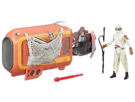 REY'S SPEEDER - VEHICULE ET FIGURINE STAR WARS - HASBRO - B9595