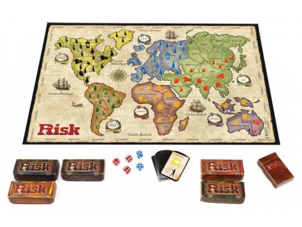 Risk, le Jeu de conqu�te strat�gique - Version classique - Hasbro Gaming - B7404 - Jeu plateau Guerre