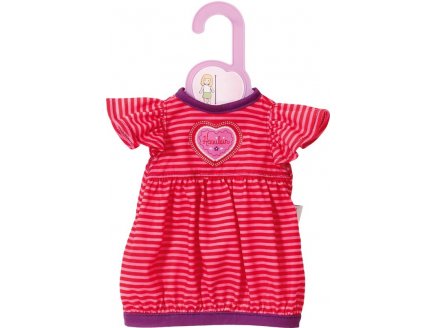 ROBE A RAYURES ROSE ET ROUGE DOLLY MOSA - HABIT POUPEE 38-46 CM - ZAPF CREATION - ZA10