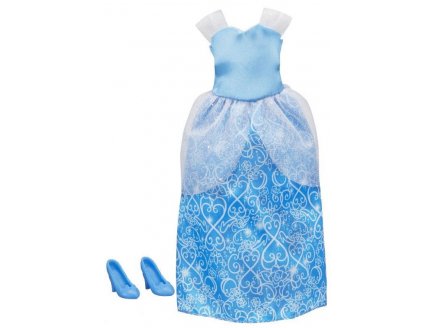 ROBE DE BAL BLEU - CENDRILLON - HABIT POUPEE - ACCESSOIRE - VETEMENT POUPEE MANNEQUIN