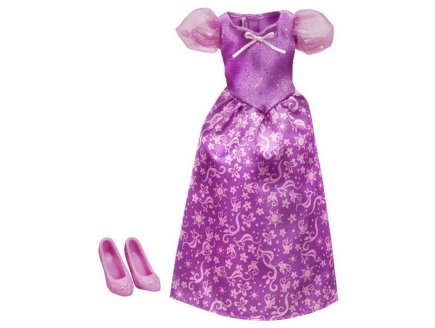 ROBE DE BAL VIOLETTE - RAIPONCE - HABIT POUPEE - ACCESSOIRE - VETEMENT POUPEE MANNEQUIN