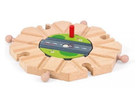 ROND-POINT STORY - PLAQUE TOURNANTE - JANOD - J08552 - ACCESSOIRE CIRCUIT TRAIN