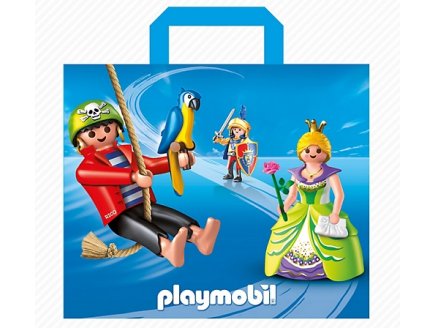 SAC CABAS REUTILISABLE PLAYMOBIL 50 x 40 CM - SAC DE COURSES SHOPPING