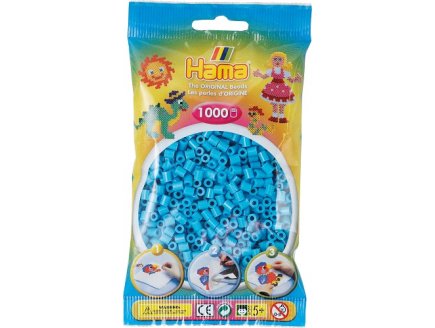 SACHET DE 1000 PERLES A REPASSER HAMA MIDI AZUR - LOISIRS CREATIFS - 207-49