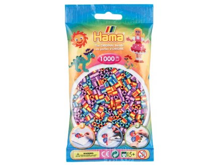 SACHET DE 1000 PERLES A REPASSER HAMA MIDI BICOLORE - LOISIRS CREATIFS - 207-92