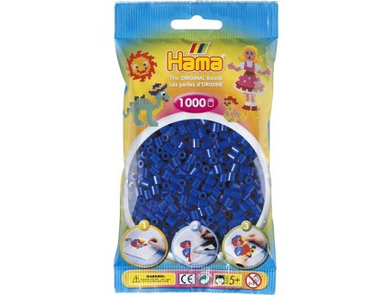 SACHET DE 1000 PERLES A REPASSER HAMA MIDI BLEU - LOISIRS CREATIFS - 207-08