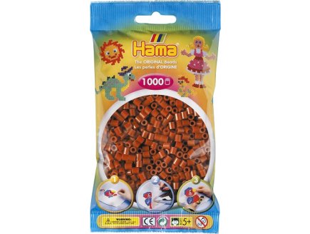 SACHET DE 1000 PERLES A REPASSER HAMA MIDI CARAMEL - LOISIRS CREATIFS - 207-20