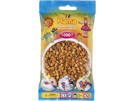 SACHET DE 1000 PERLES A REPASSER HAMA MIDI MARRON CLAIR - LOISIRS CREATIFS - 207-21