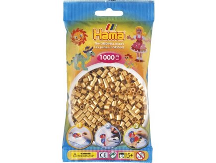 SACHET DE 1000 PERLES A REPASSER HAMA MIDI OR - LOISIRS CREATIFS - 207-61