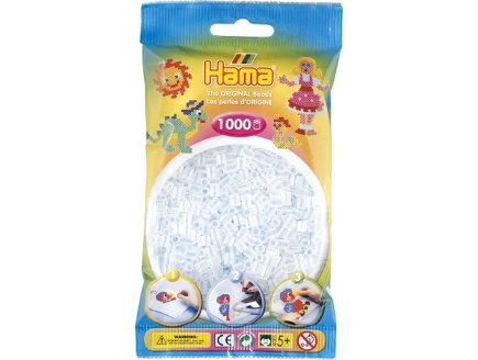 SACHET DE 1000 PERLES A REPASSER HAMA MIDI TRANSPARENT - LOISIRS CREATIFS - 207-19