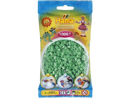 SACHET DE 1000 PERLES A REPASSER HAMA MIDI VERT CLAIR - LOISIRS CREATIFS - 207-11