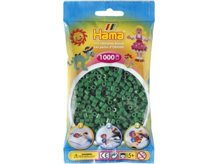 SACHET DE 1000 PERLES A REPASSER HAMA MIDI VERT - LOISIRS CREATIFS - 207-10