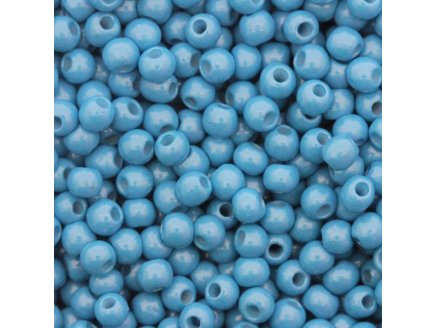 SACHET DE 500G DE PERLES DE ROCAILLES BLEU CYAN OPAQUE - 045