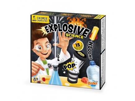 SCIENCE EXPLOSIVE 15 EXPERIENCES SANS DANGER - BUKI CHIMIE - 2161 - JEU SCIENTIFIQUE