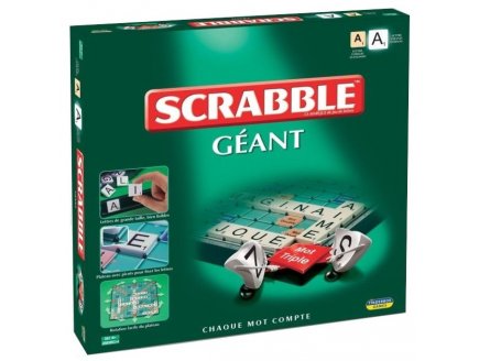 SCRABBLE GEANT - JEU DE LETTRES - MEGABLEU - JEU DE SOCIETE