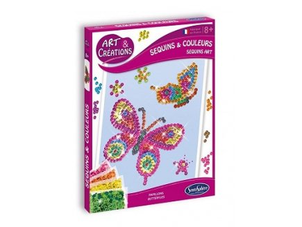 SEQUINS & COULEURS PAPILLONS - KIT ART & CREATIONS - SENTOSPHERE - 2010