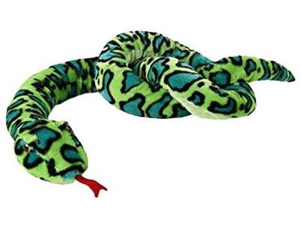 SERPENT GRAND ANACONDA VERT 213 CM - GRANDE PELUCHE XXL