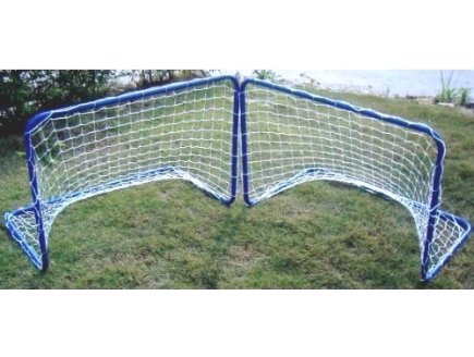 SET DE 2 BUTS DE FOOTBALL METAL 78 x 45 x 56 CM - CAGE DE FOOT JUNIOR
