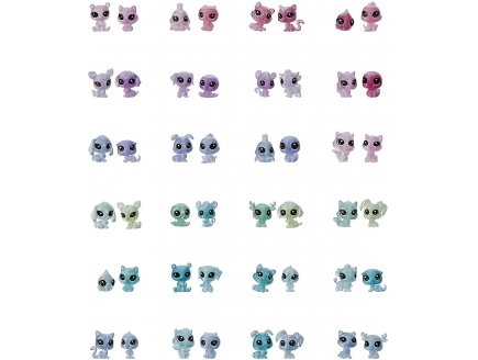 Set de 2 figurines Petshop surprise collection givre - hasbro - e5482