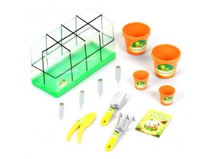 SET JARDIN AVEC SERRE - KLEIN KIDS GARDEN - 2683 - JEU JARDINAGE