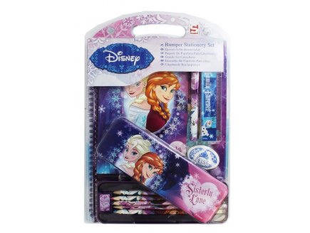 SET PAPETERIE REINE DES NEIGES 12 PIECES - KIT ECRITURE DISNEY