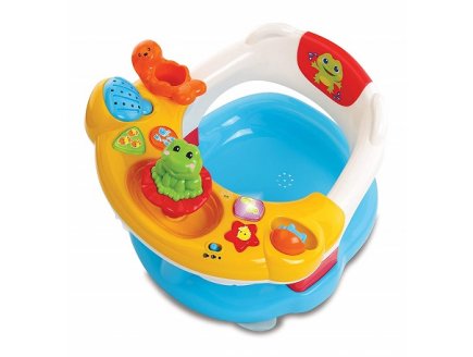 SIEGE DE BAIN INTERACTIF 2 EN 1 - VTECH BABY - 515405 - ANNEAU DE BAIN BEBE