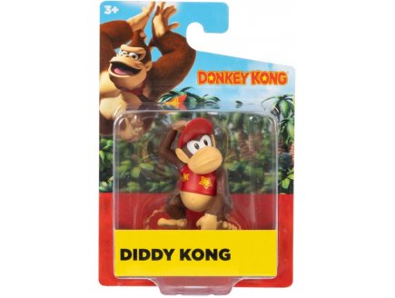 Singe Diddy Kong : figurine Donkey Kong 6 cm - Figurine Nintendo articul�e - Jakks