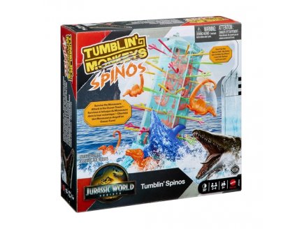 SOS Ouistiti Dinosaures Jurassic World, Spinosaures - Mattel - JFW44 - Jeu soci�t� Enfant