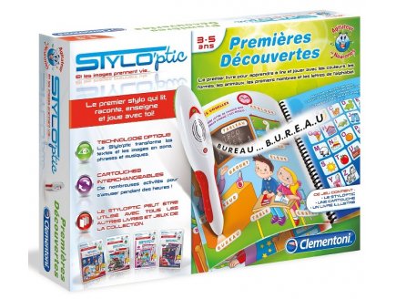 STYLO'PTIC PREMIERES DECOUVERTES - AGITATEUR DE NEURONES - CLEMENTONI