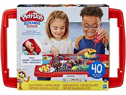 SUPER BARBECUE GRILL PLAY-DOH KITCHEN CREATIONS - PATE A MODELER - HASBRO - E8742