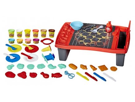 Super barbecue grill play-doh kitchen creations - pate a modeler - Hasbro - e8742