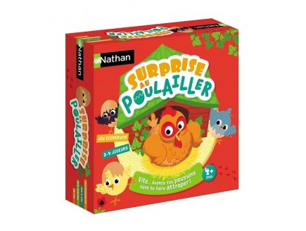 SURPRISE AU POULAILLER - NATHAN - 30055 - JEU DE SOCIETE COOPERATIF ENFANT