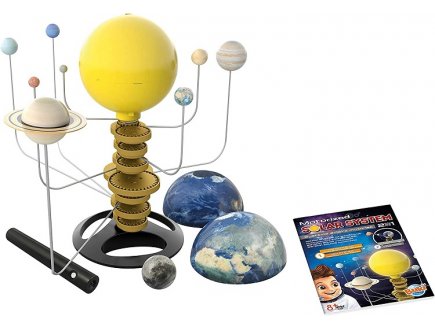 Systeme solaire motorise 2 en 1 - planetes, espace - buki - 7255 - jeu educatif science